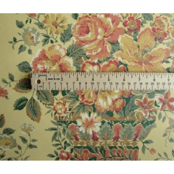 Waterhouse Wallhangings Wallpaper Double Roll Kensington Gardens Floral Columns - Picture 4 of 12